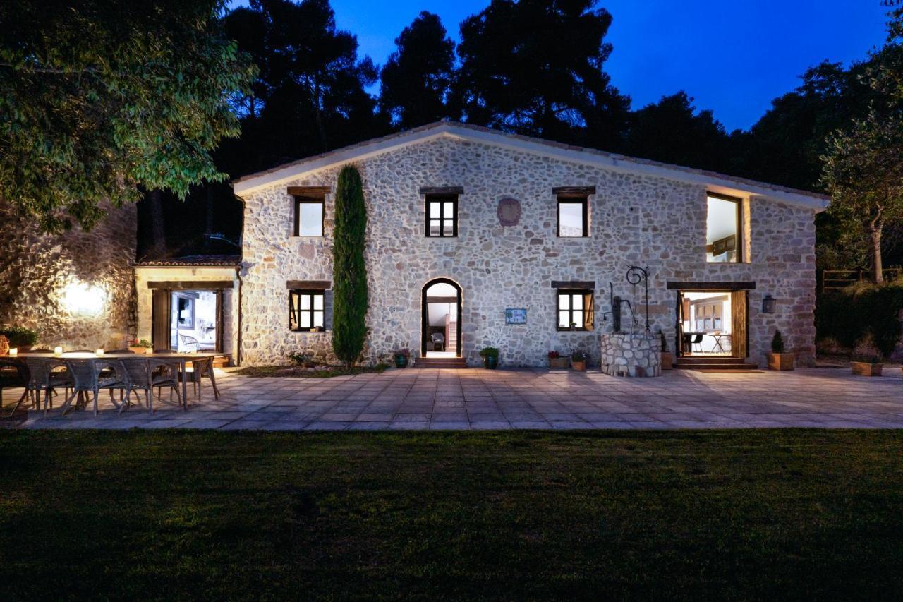 Masia Ventanell Luxury Villa Near Barcelona La Llacuna المظهر الخارجي الصورة